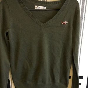 Olive green hollister sweater
